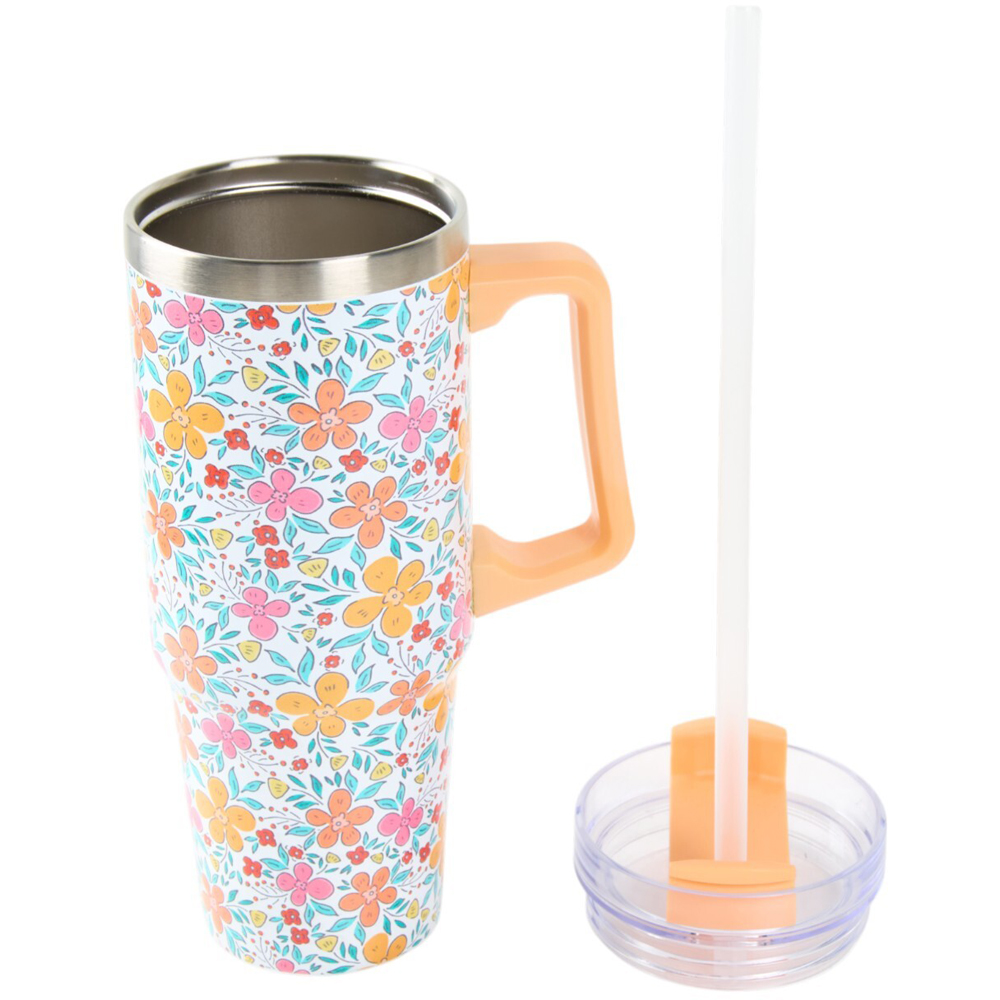 Nitro Stainless Steel Floral Vacuum Tumbler Image 2
