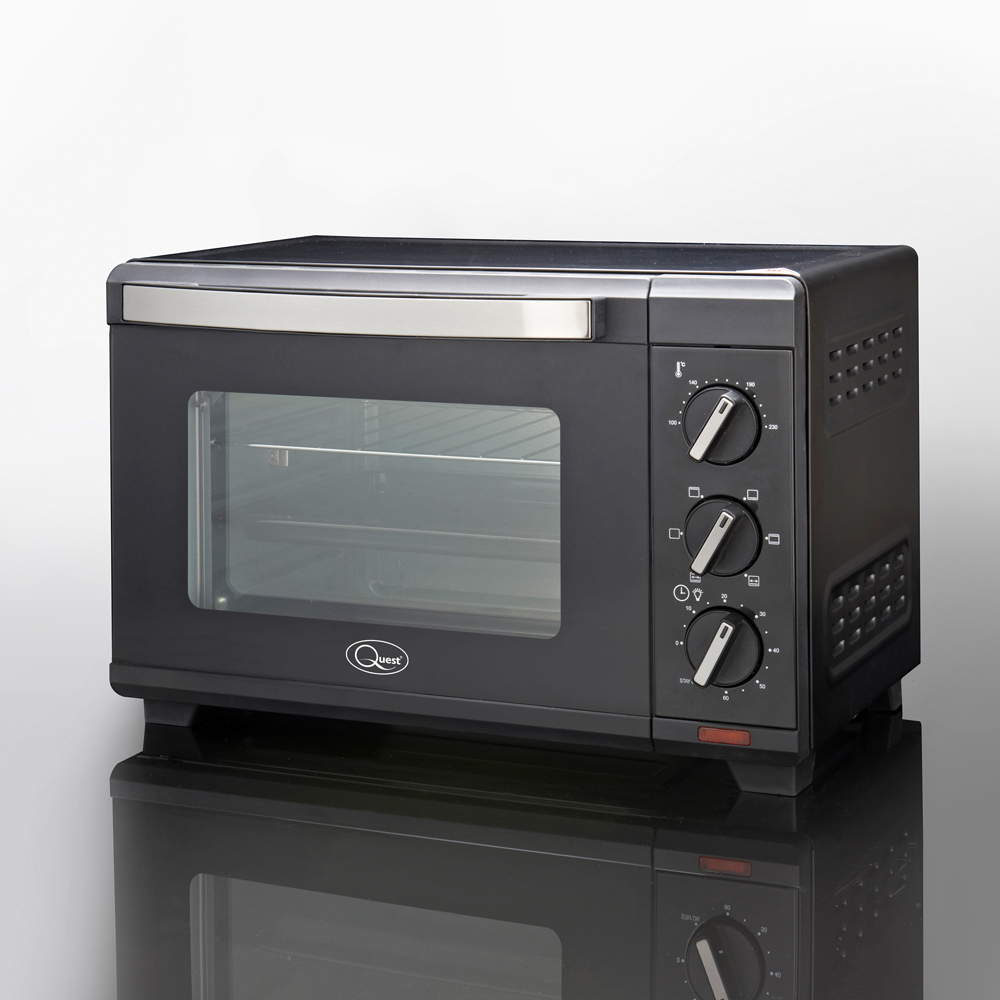 Quest 35389 Black 20L Rotisserie Electric Mini Oven Image 6