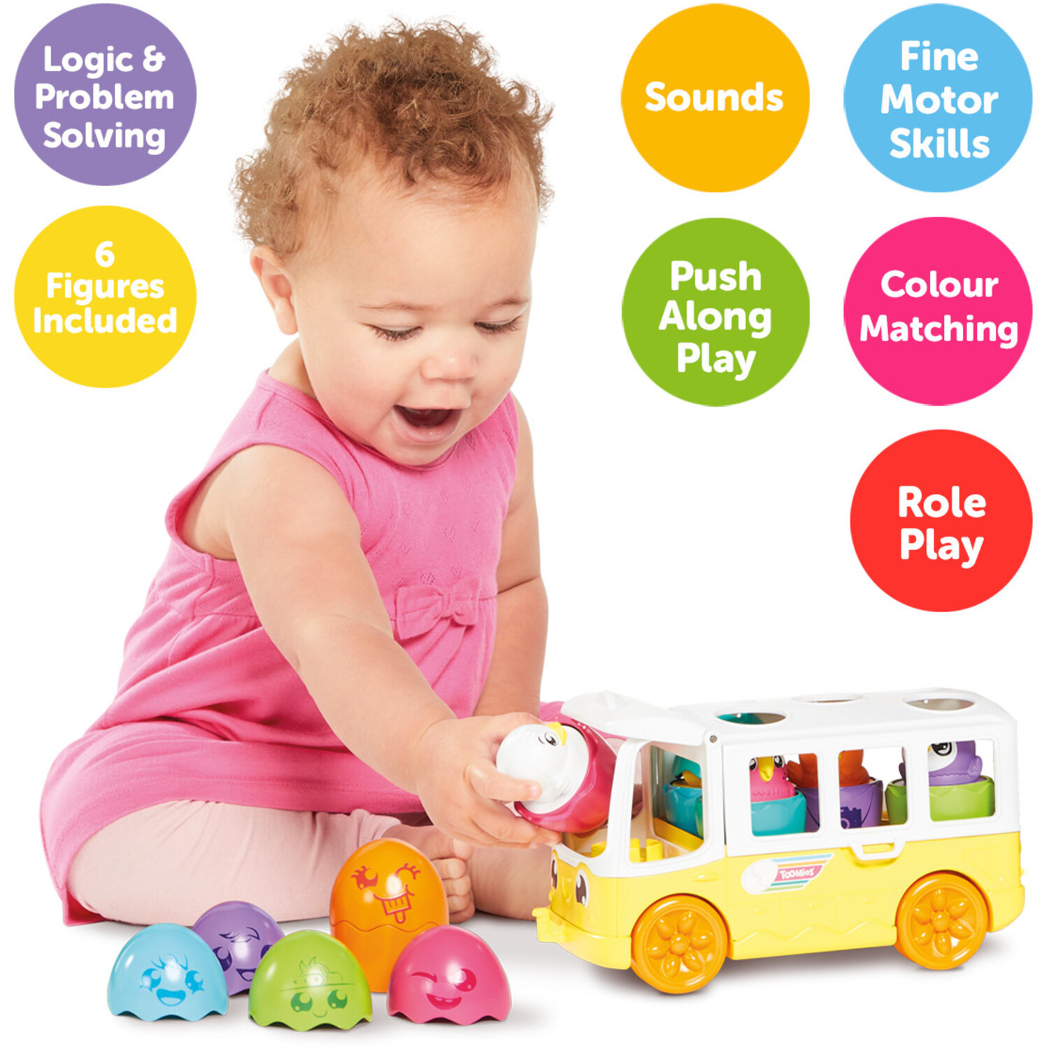 Hide & Squeak Eggventures Egg Bus Image 2