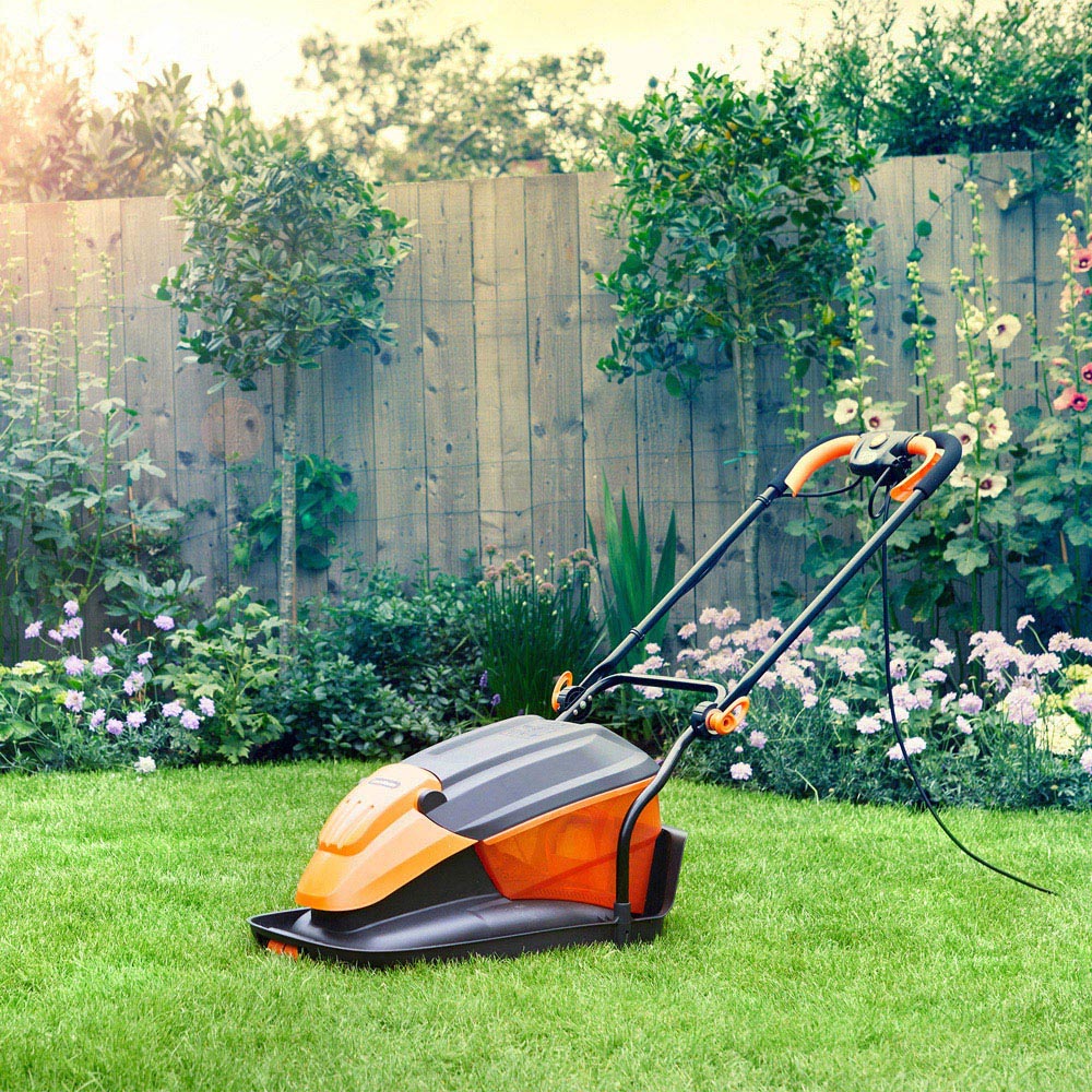 LawnMaster MEH1733 1700W 2-in-1 33cm Hover Collect Lawn Mower and Line Trimmer Set Image 2