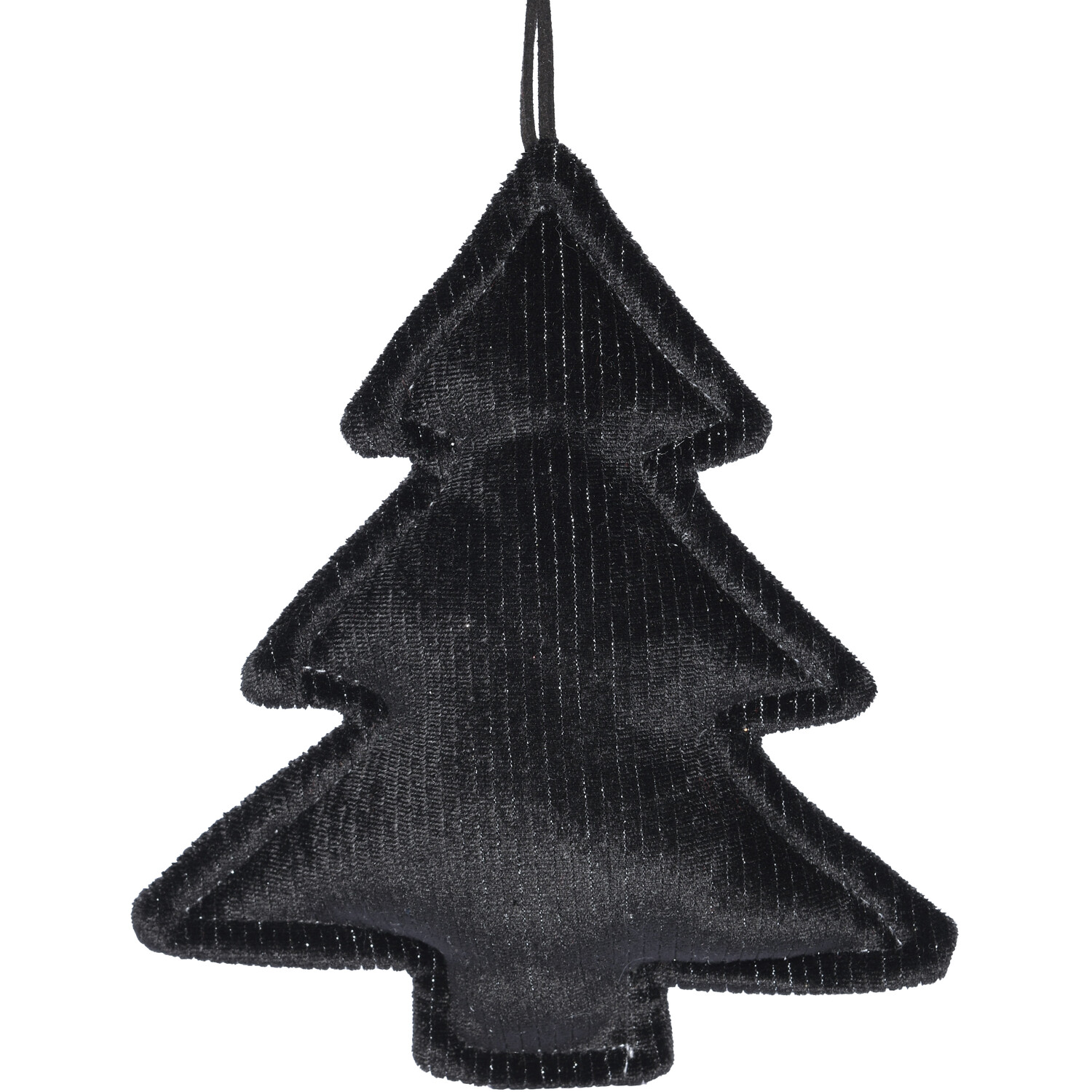 Single Chic Noir Black Plush Hanging Decoration in Assorted styles Image