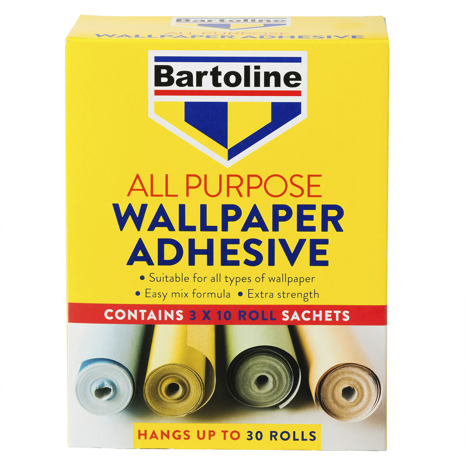 Bartoline All Purpose Wallpaper Adhesive Sachet 95g 30 Pack Image