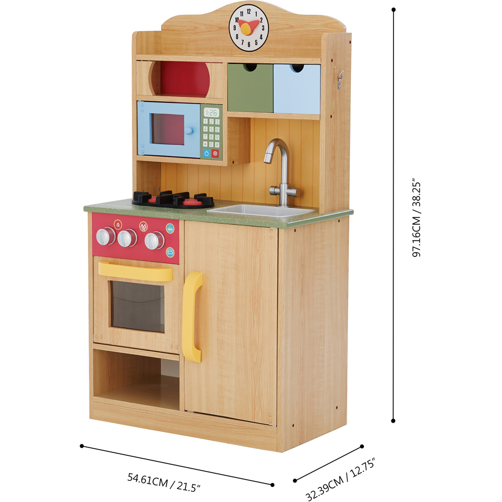 Teamson Kids Little Chef Wood Grain Florence Classic Play Kitchen Image 8