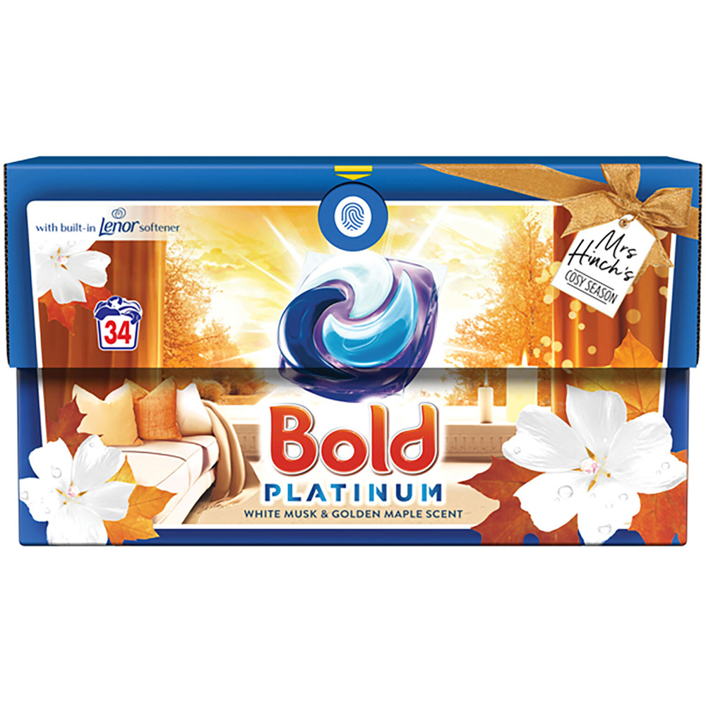 Bold White Musk and Golden Maple Washing Liquid Pods 34 Pack 34 Washes Image