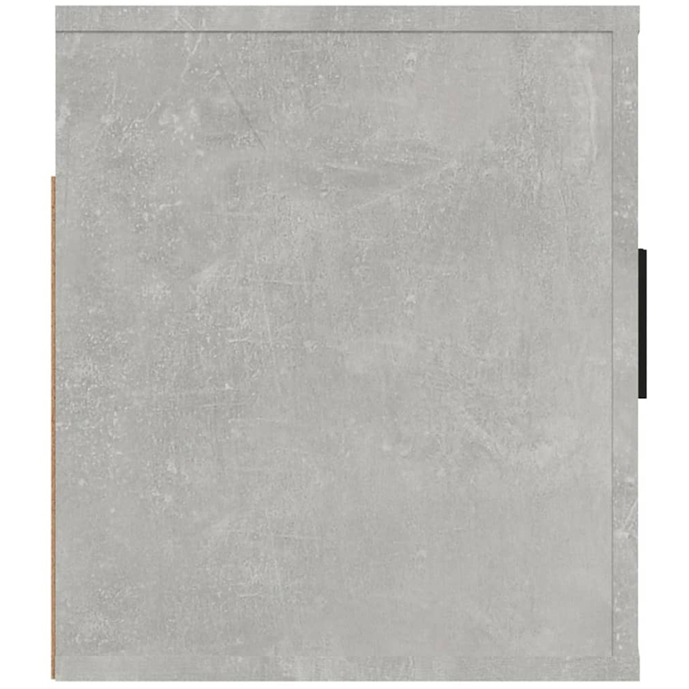 vidaXL 2 Door Concrete Grey Wall Mounted Wide TV Cabinet Image 7