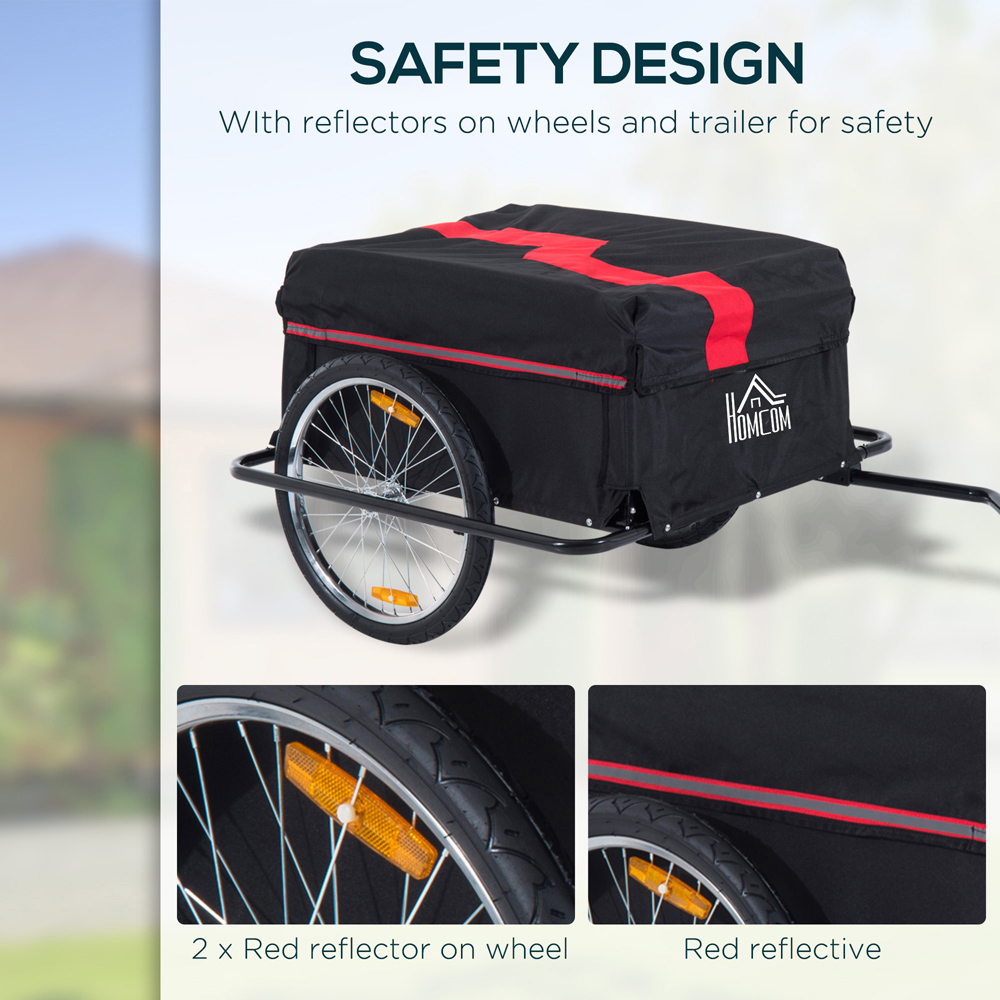 Outsunny 2 Wheel Bicycle Large Cargo Image 8