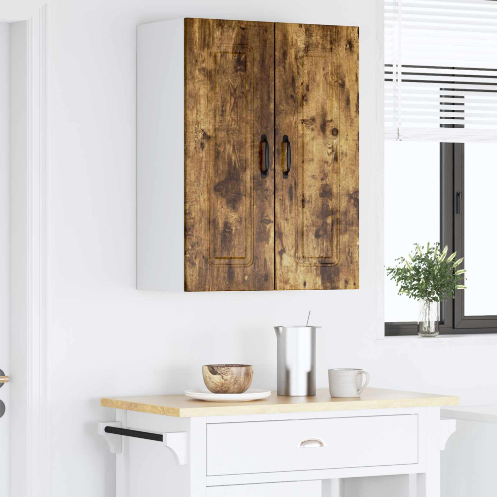 vidaXL Kalmar 2 Door Smoked Oak Wall Kitchen Cabinet Image 9