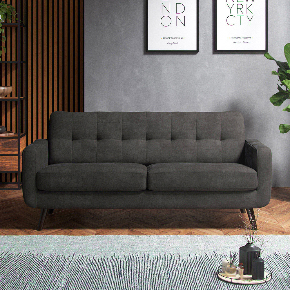 Kendal 6 Seater Graphite Oslo Sofa Suite Image 6