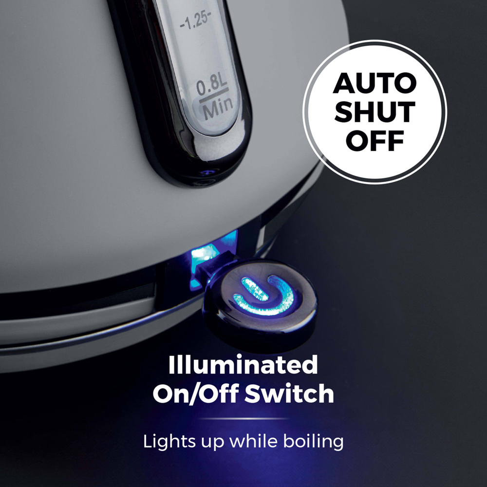 Tower Sera T10079GRY Grey 1.7L Pyramid Kettle Image 6