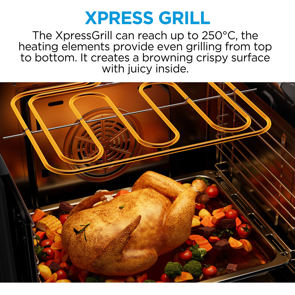 Midea Xpress Fry MBO65M90D2-SS Stainless Steel Multi-Function 70L Electric Fan Oven Image 4