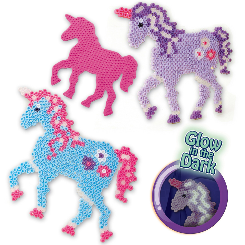 SES Creative Iron On Beads Fantasy Horses Set Image 2