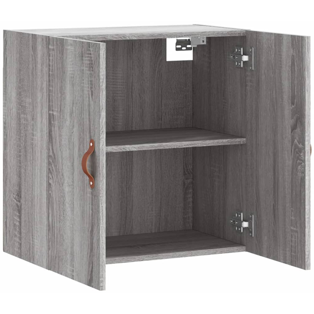 vidaXL 2 Door Grey Sonoma Oak Wall Cabinet Image 6