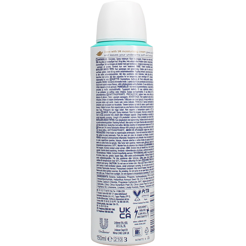 Dove Fresh Care Anti Perspirant Spray Image 2