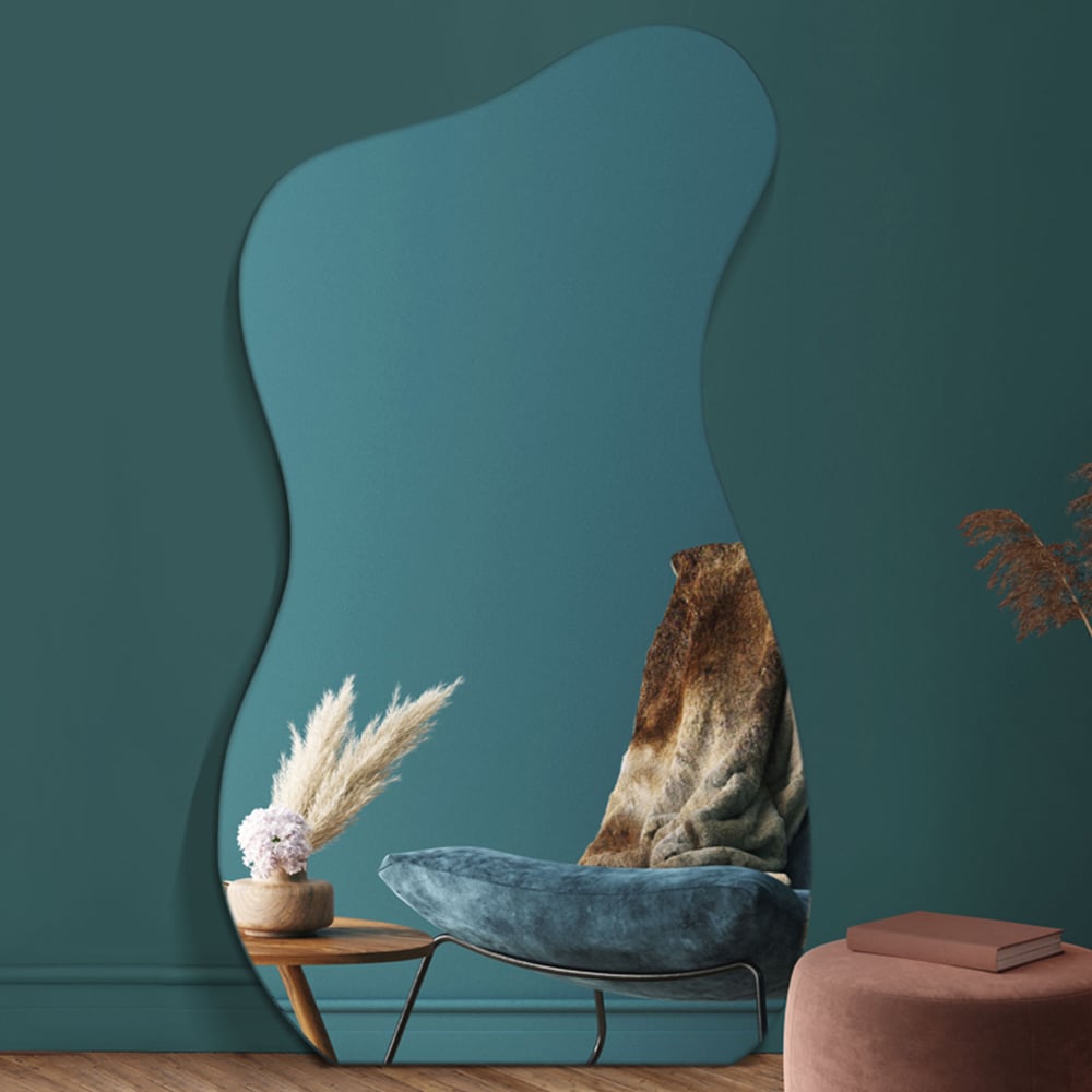 MirrorOutlet The Lacuna Frameless Pond Wall Mirror 140 x 60cm Image 2
