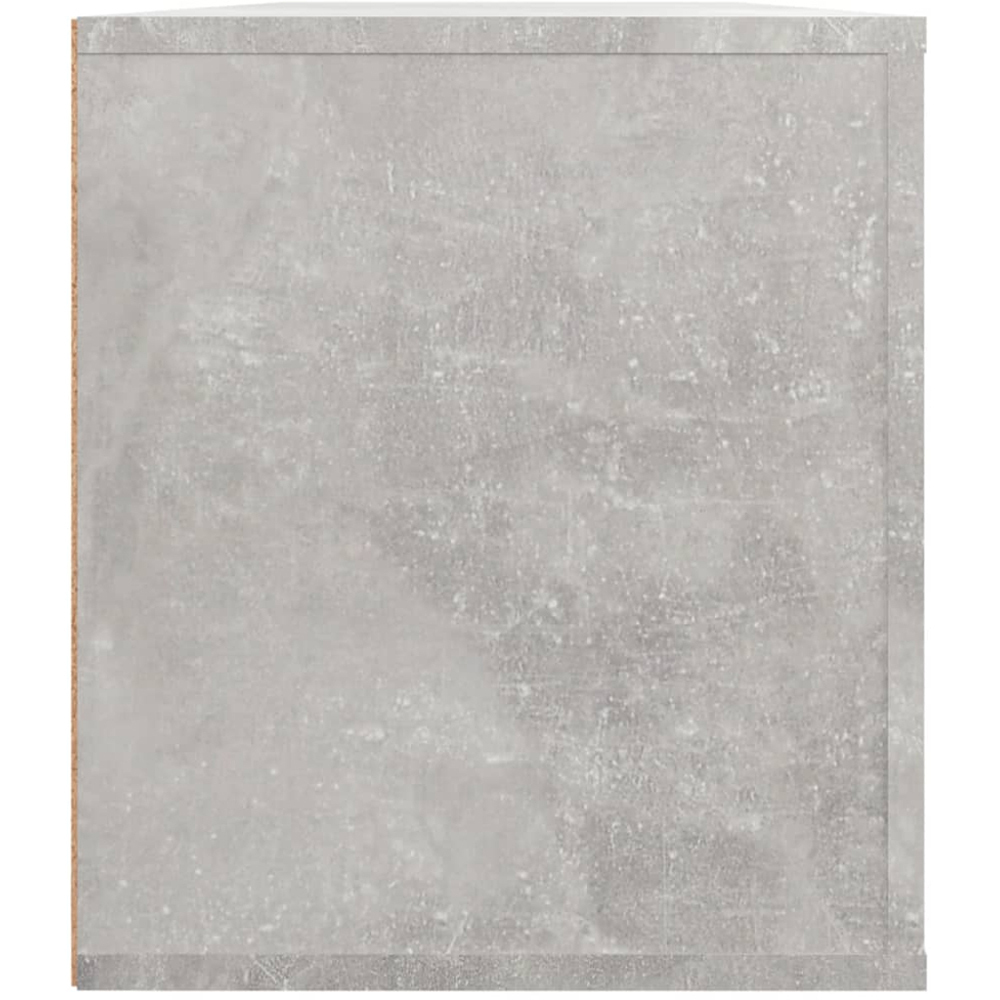 vidaXL 2 Door 2 Shelf Concrete Grey TV Cabinet Image 5