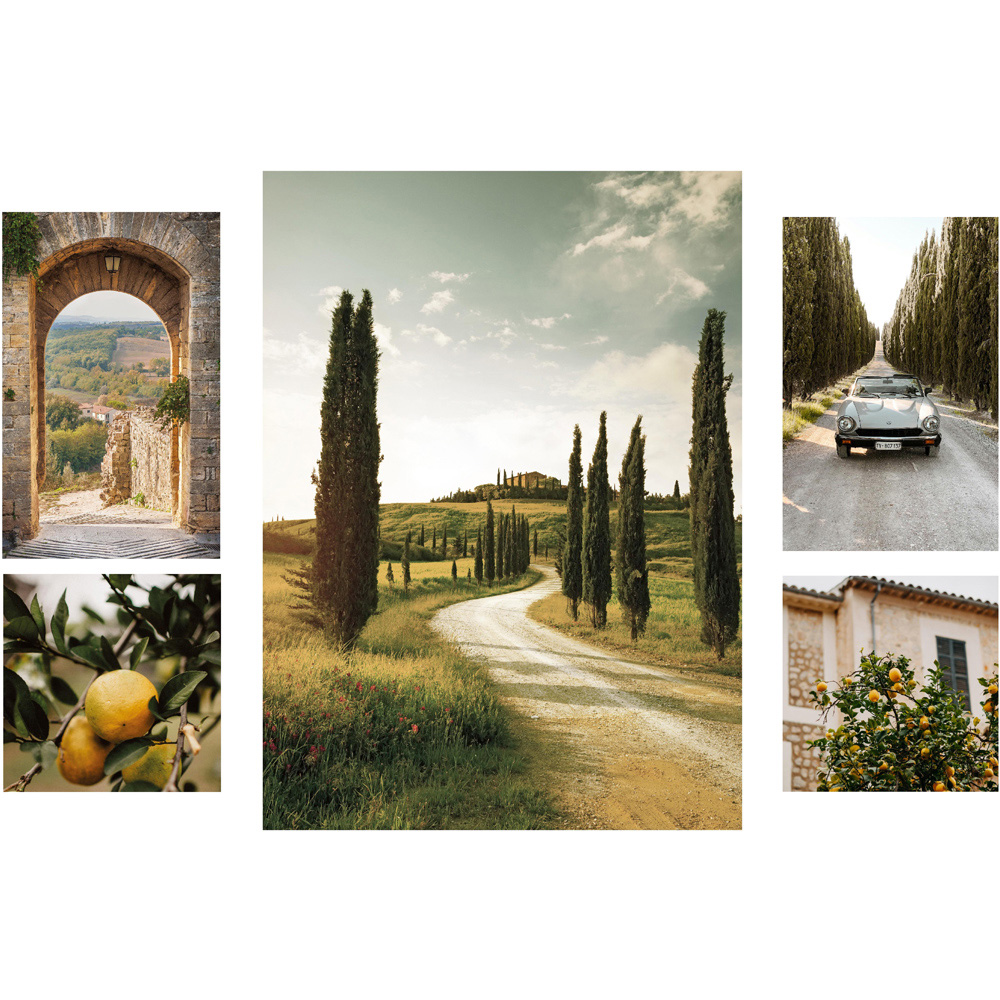 Arthouse 5-in-1 Tuscany Photographic Canvas Set Image 1