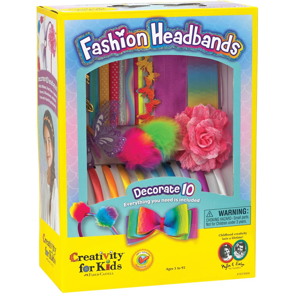 Creativity For Kids Multicolour Fashion Headbands Craft Kit Image 1