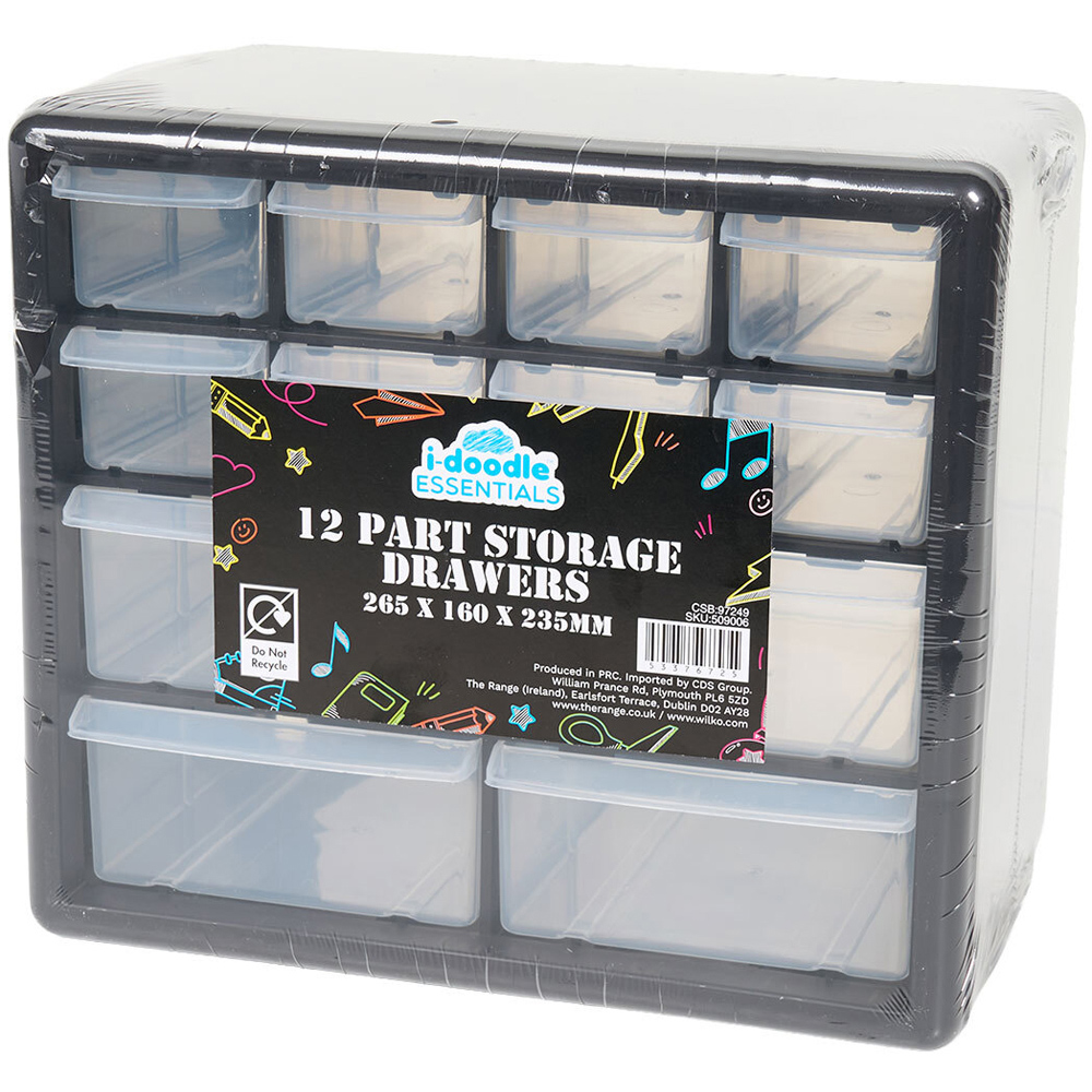 12 Part Storage Drawers Image 2