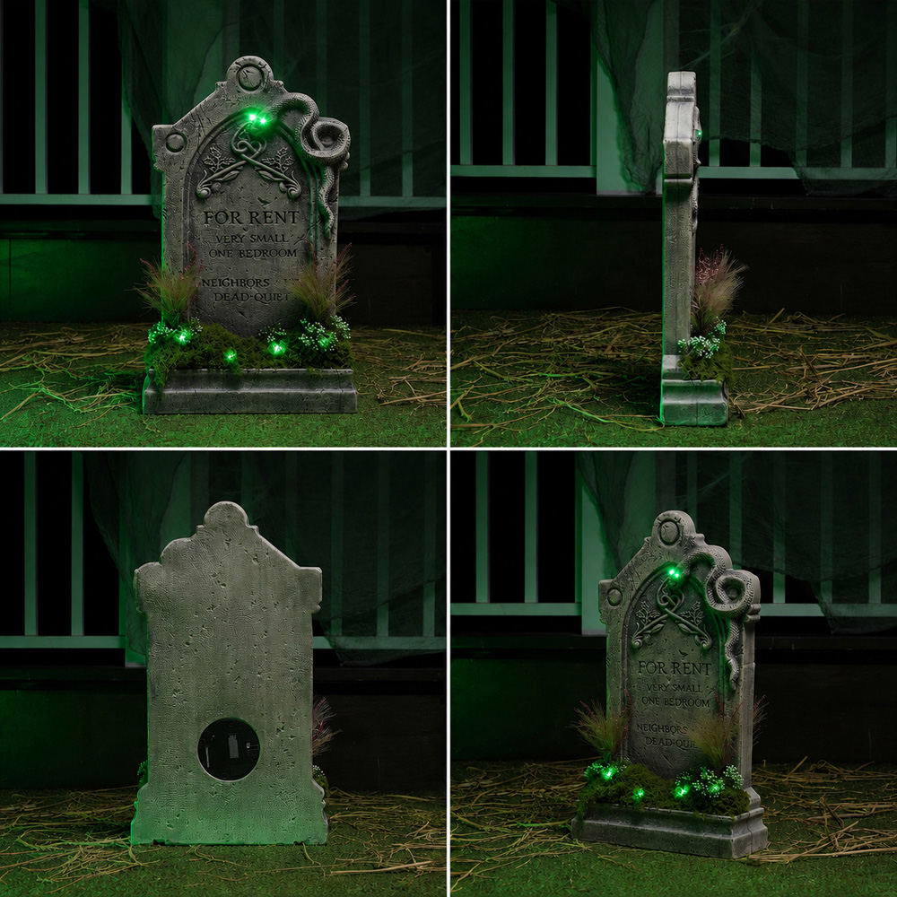 Samuel Alexander For Rent LED Halloween Graveyard Tombstone 60cm Image 9