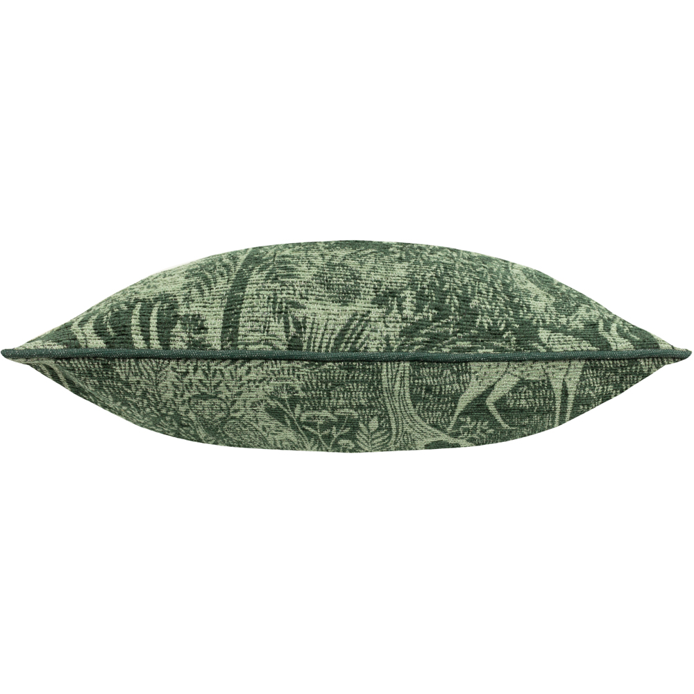 Furn Emerald Winter Woods Jacquard Chenille Reversible Cushion 50 x 50cm Image 3