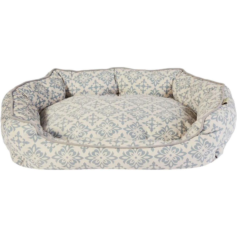 Dream Paws Extra Large Grey Scalloped Pet Bed Image 2