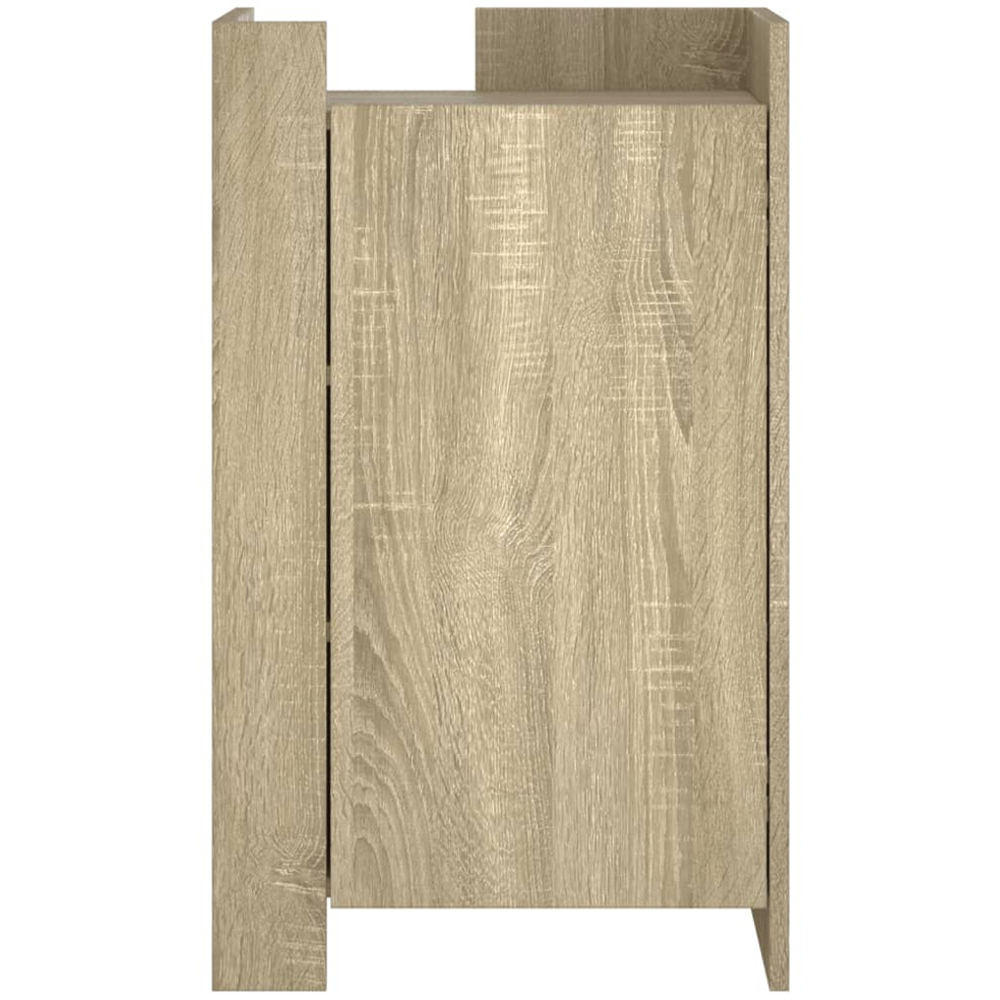 vidaXL Single Door Sonoma Oak Sideboard Image 4