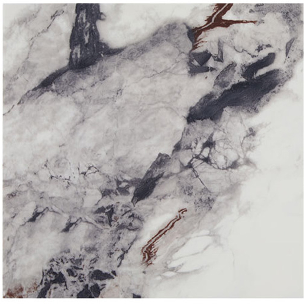 Living and Home Marble Patterned White and Black PVC Self Adhesive Wall Sticker 10 Pack Image 5