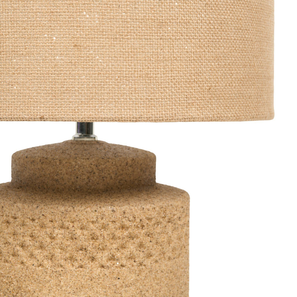 Sand Effect Table Lamp Brown Image 6