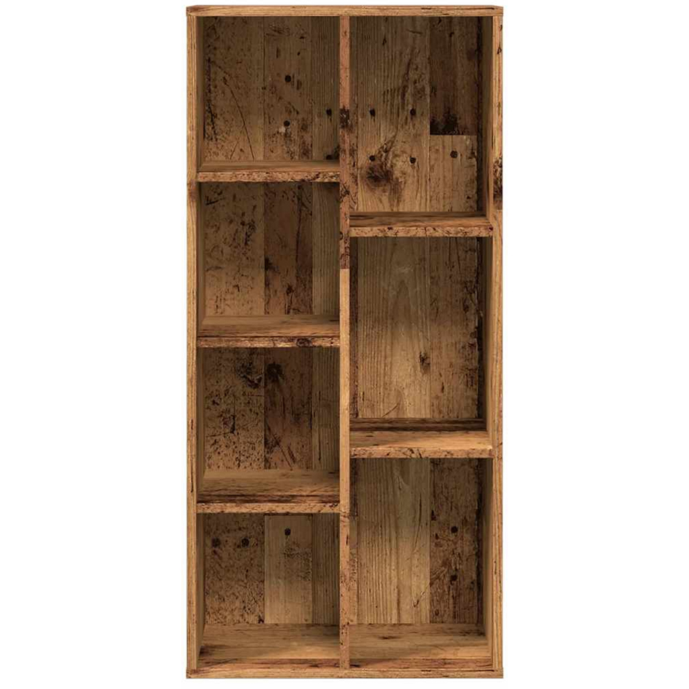 vidaXL 7 Shelf Old Wood Bookcase Image 4