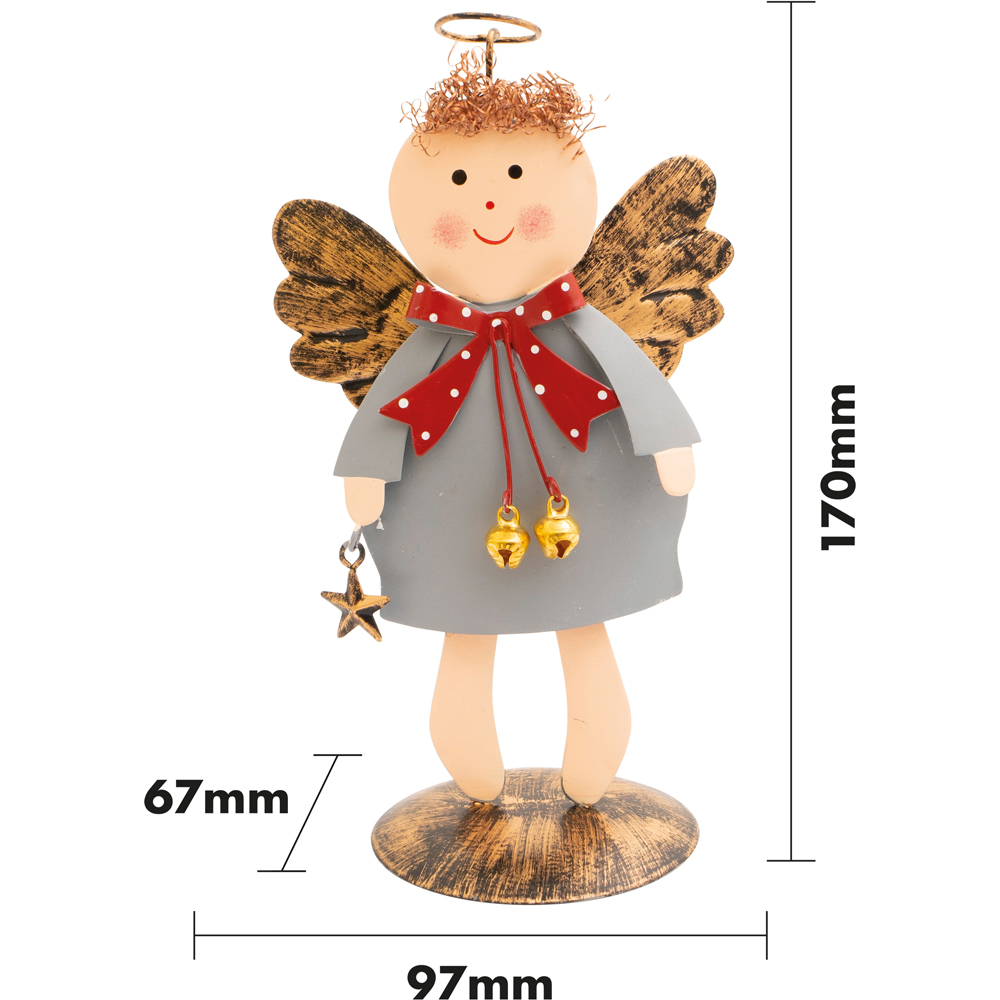 St Helens Red Coat Metal Angel Ornament Image 8