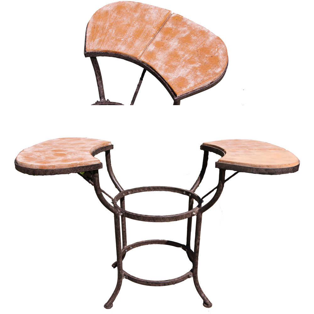 Gardeco Cradle For Extra-Large Mexican Chimney with 2 Side Table Image 2