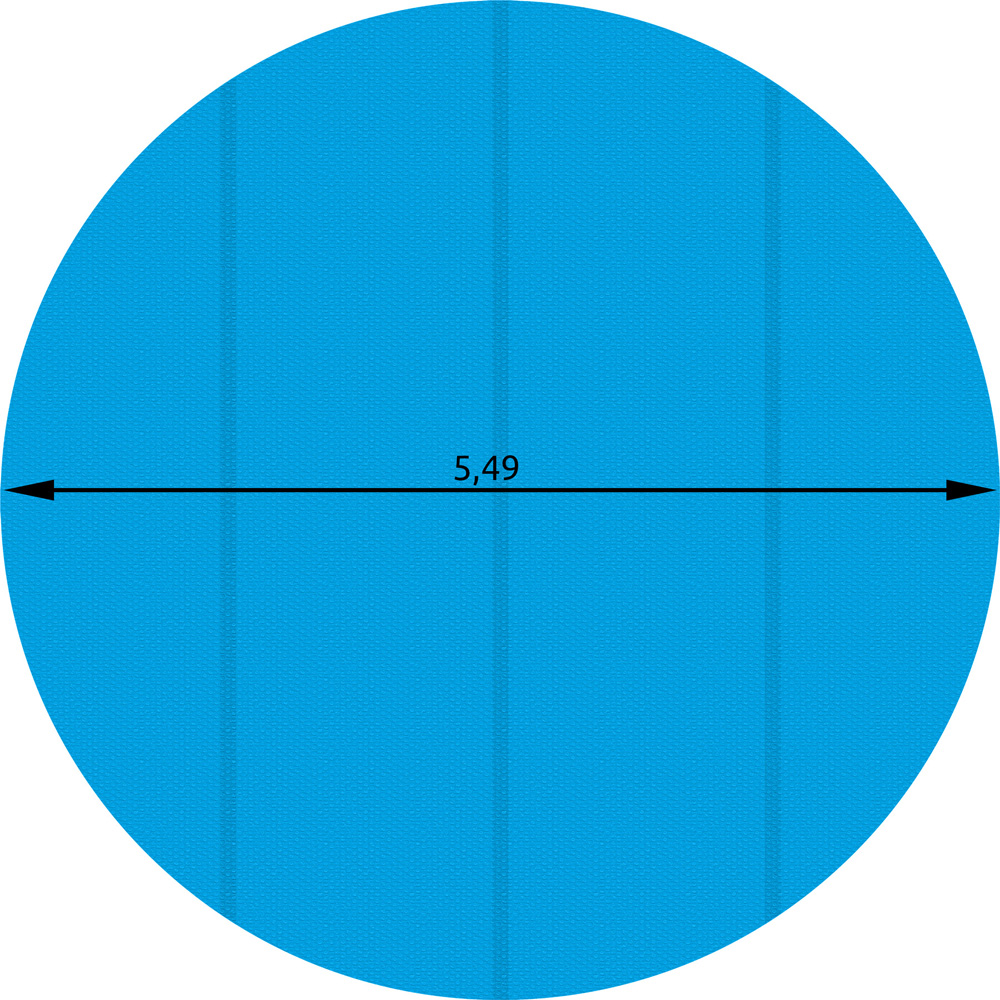 tectake Blue Round Pool Cover 549cm Image 5