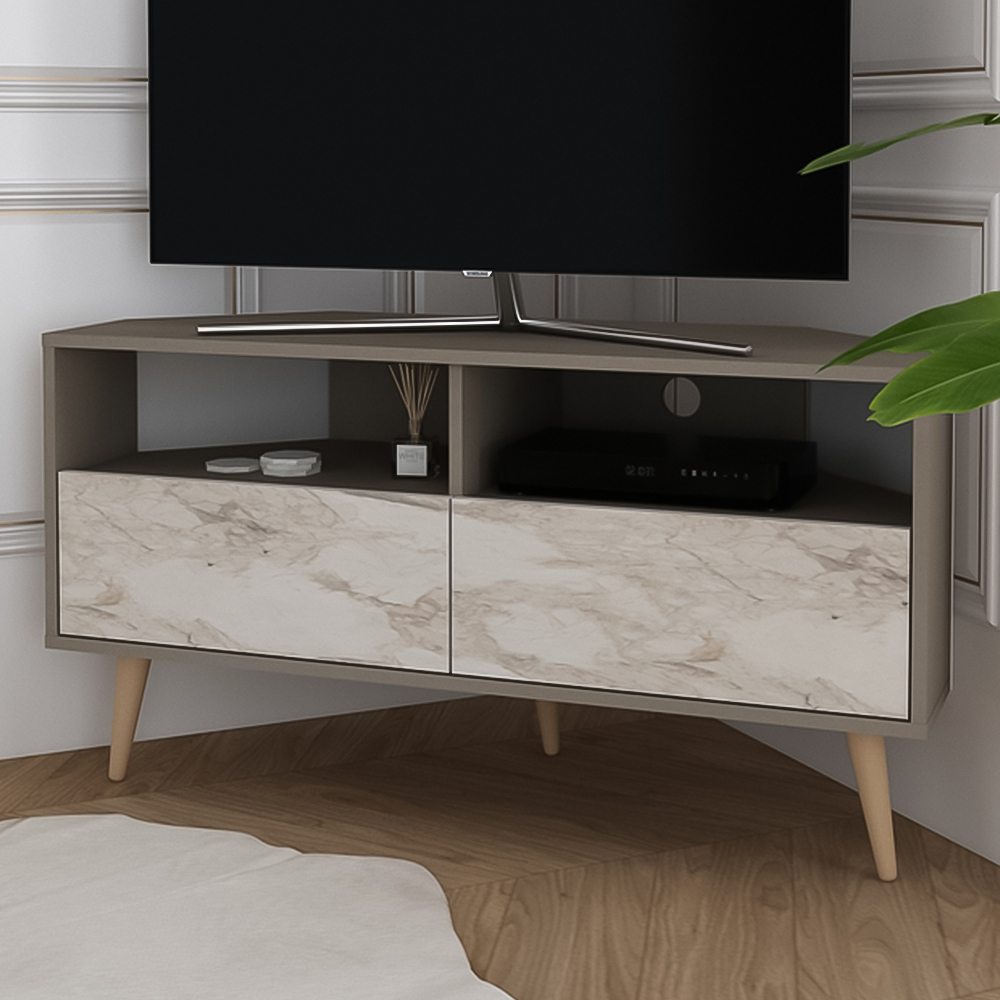 Decorotika Aura 2 Drawer 2 Shelf Galaxy Ephesus TV Unit Image 1