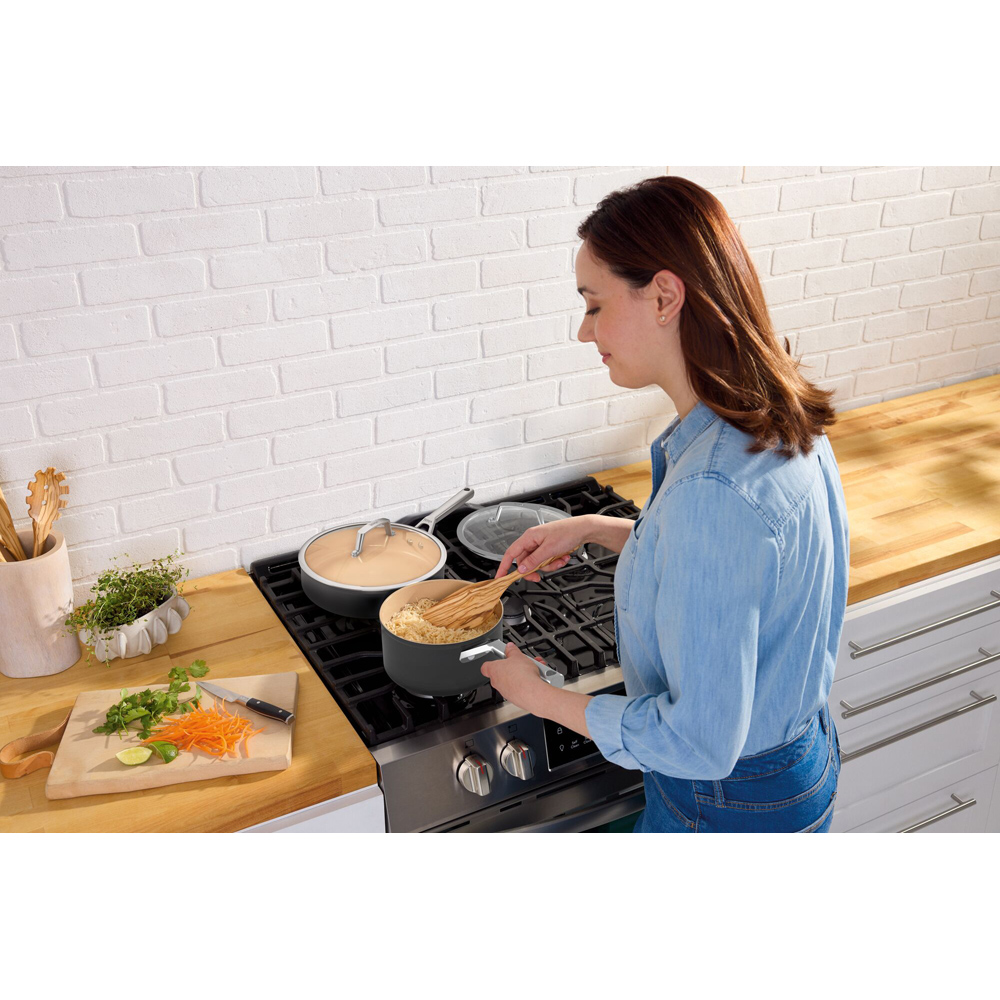 Ninja Extended Life 26cm Grey Ceramic Saute Pan Image 2