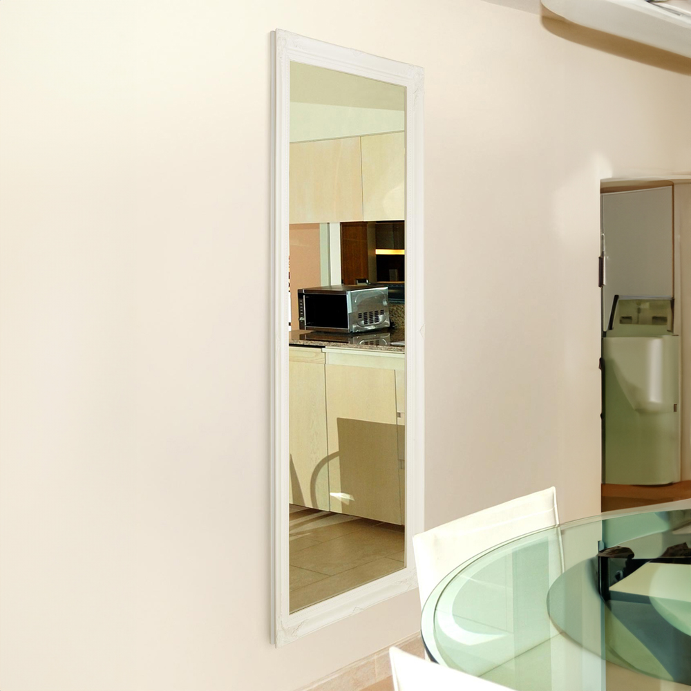Hamilton White Shabby Chic Design Full Length Mirror 198 x 75cm Image 2