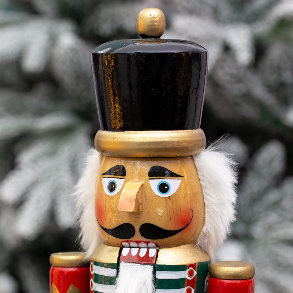 Nutcracker soldier wooden top