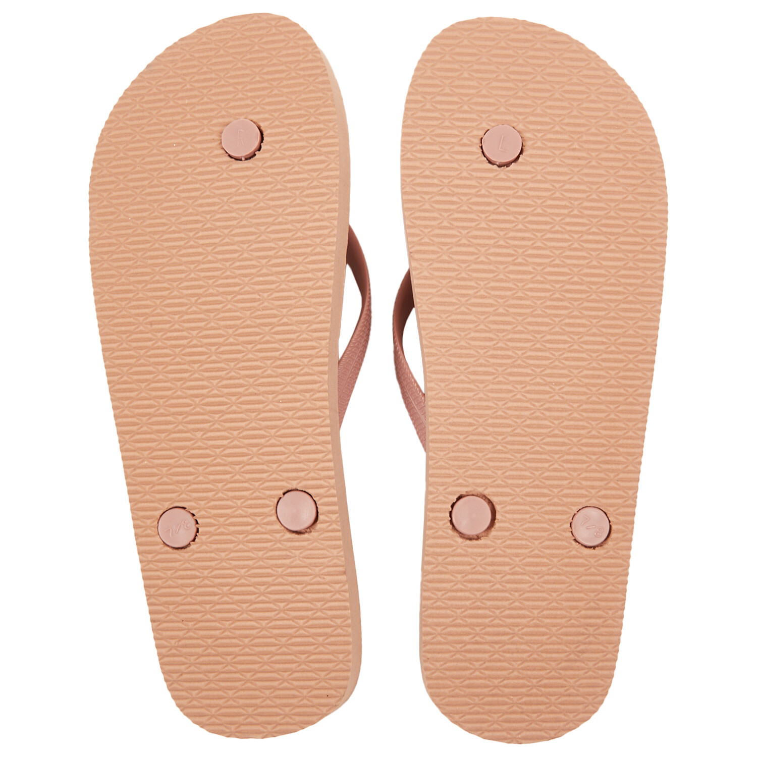 Womens Flip Flops - Black or Cream Image 4