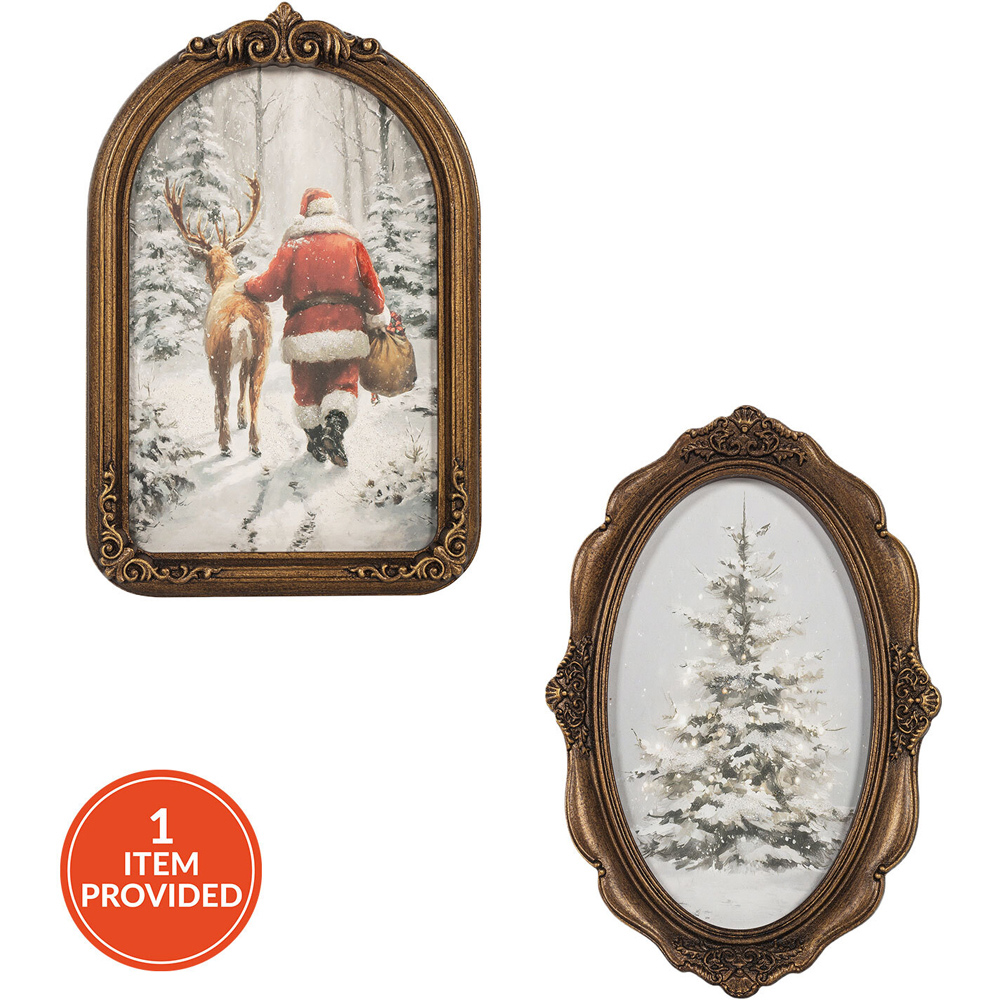 Ornate Vintage Christmas Framed Print Image 1