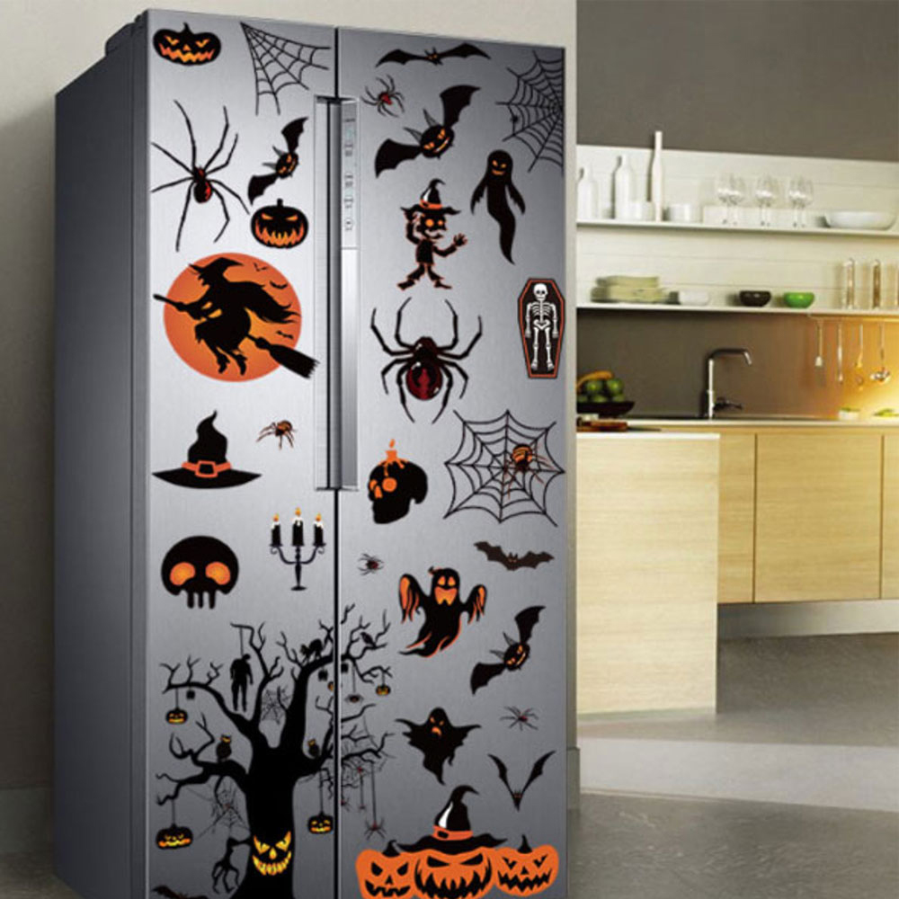 Jaoyeh Halloween Static Wall Stickers Image 2