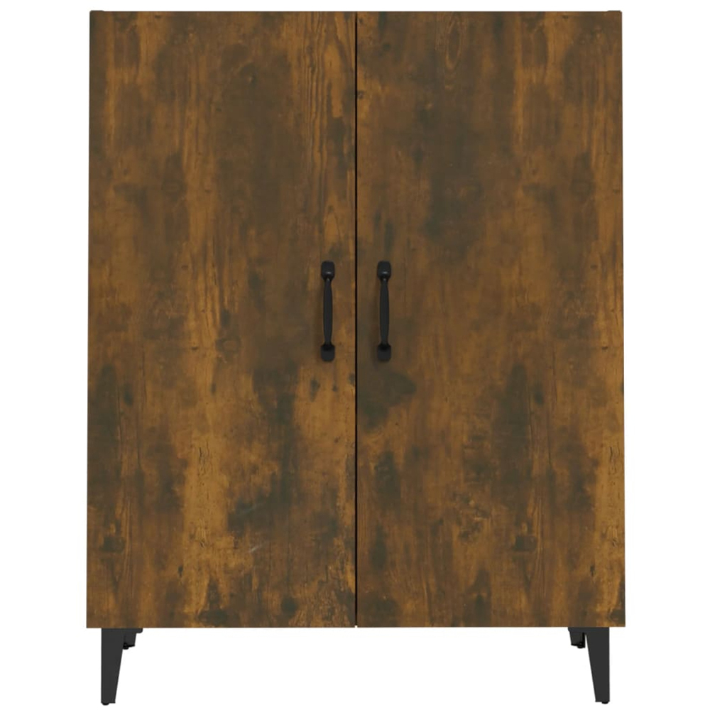 vidaXL 2 Door Smoked Oak Sideboard Image 3
