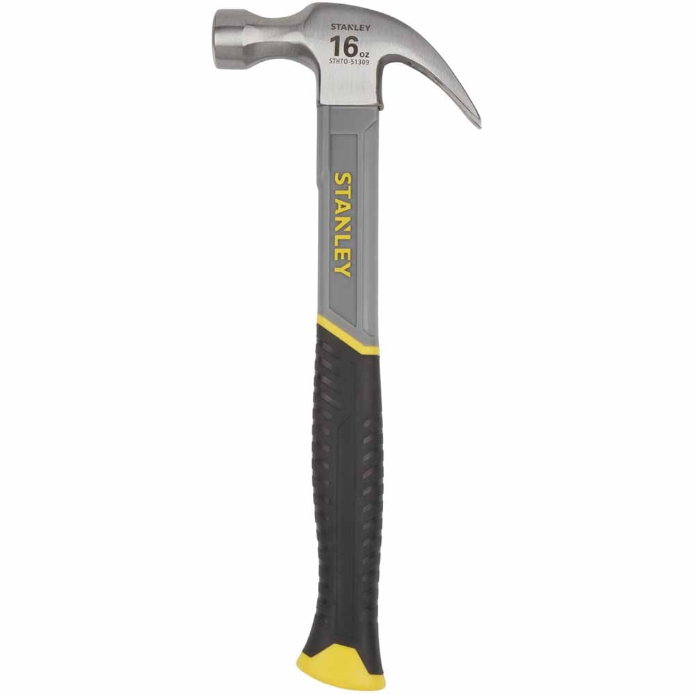 Stanley Galvanised Metal Hammer 16oz Image 1