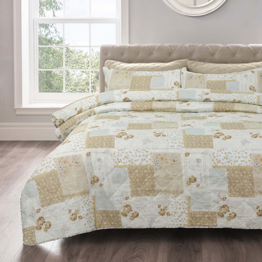 Velosso Single Maya Natural Bedspread Set Image 1