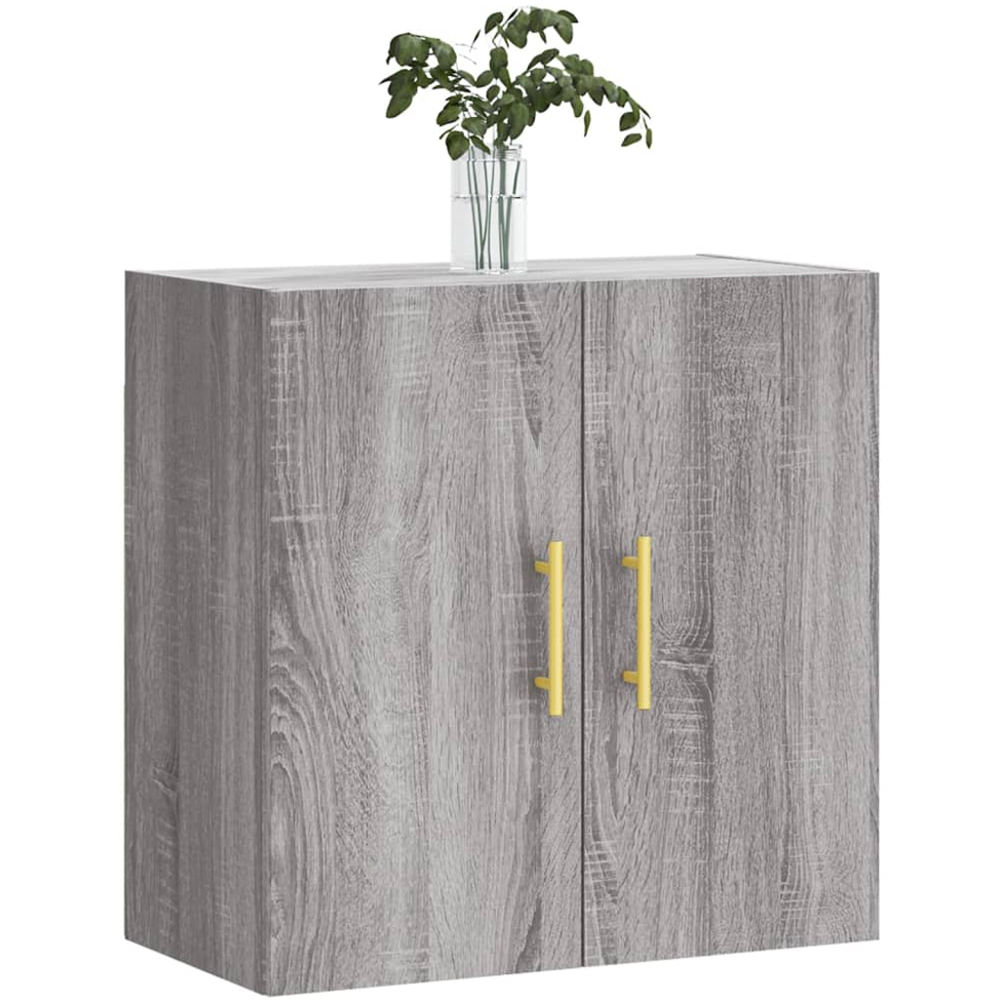 vidaXL 2 Door Grey Sonoma Wall Cabinet Image 3