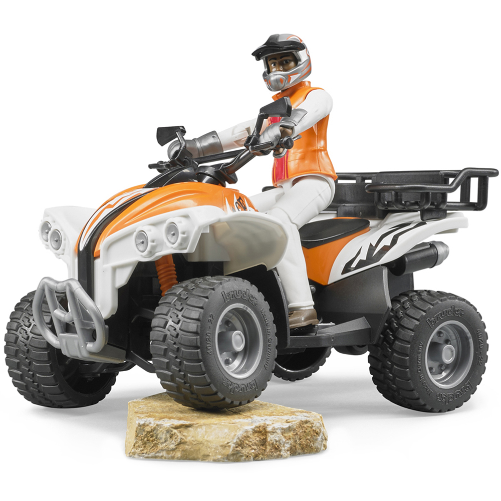 Bruder Kids bworld Quad with Driver Playset Model Image 6