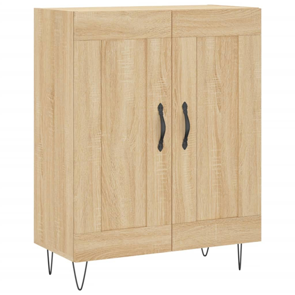 vidaXL 4 Door Sonoma Oak Highboard Image 7