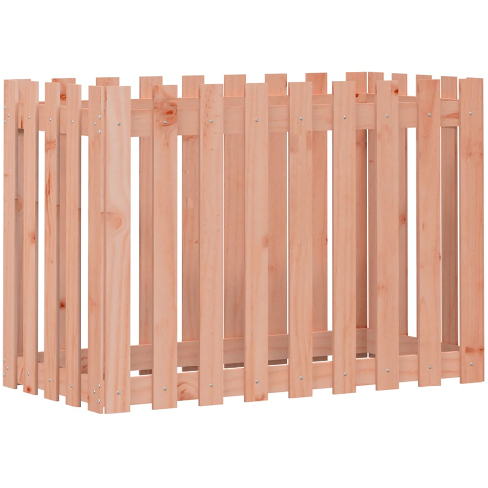 vidaXL Brown Douglas Wood Raised Garden Bed 70 x 100 x 50cm Image 1