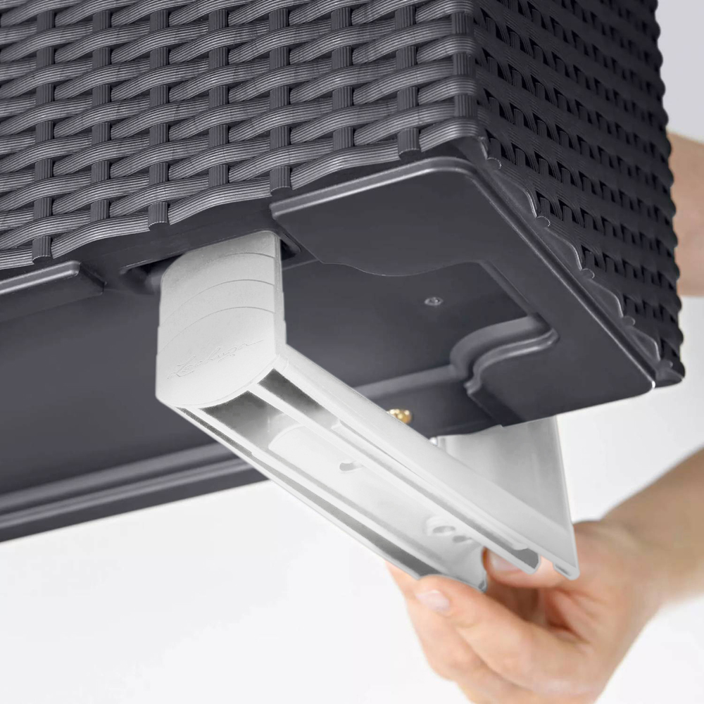 Lechuza White Balcony Bracket 2 Pack Image 5