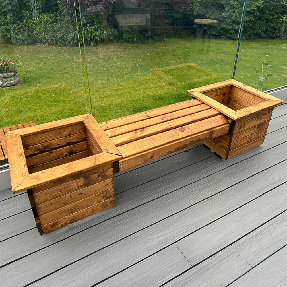 Charles Taylor Knights Single Seater Planter Bench Image 7