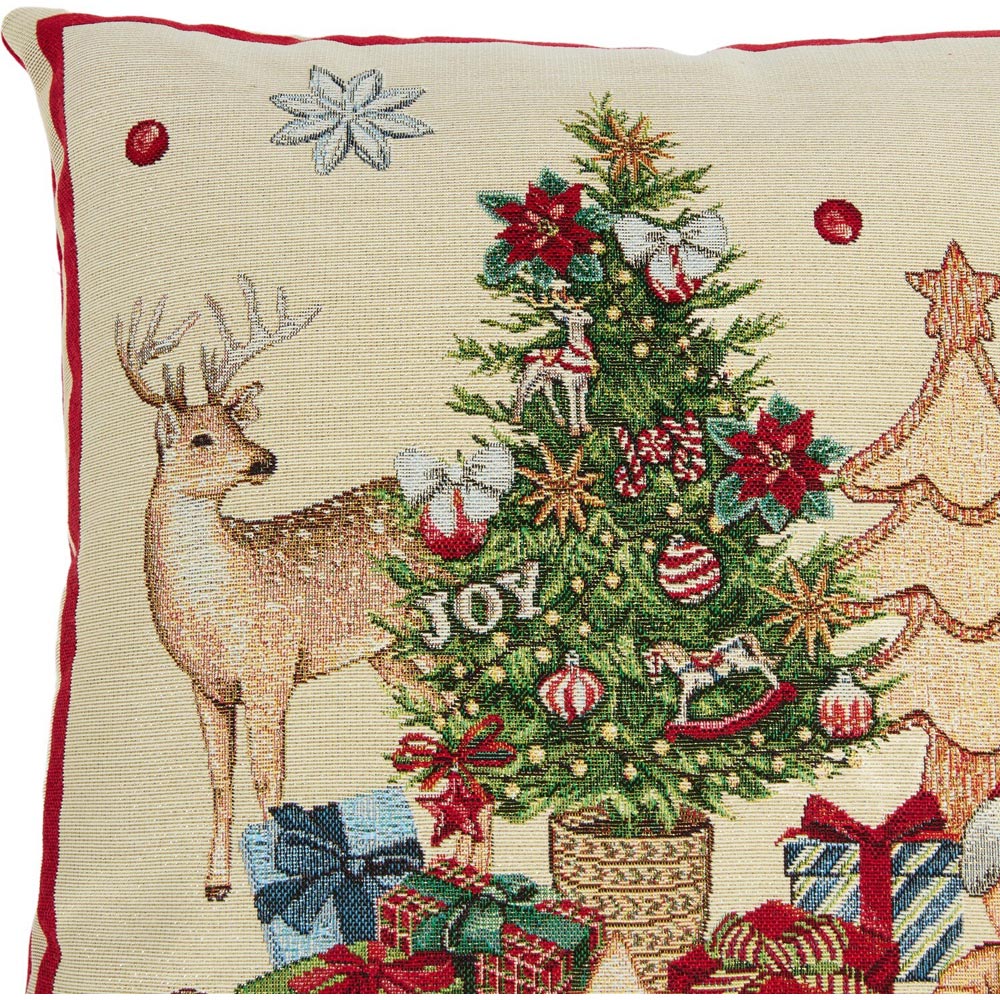 Joy of Christmas Tapestry Cushion Image 6