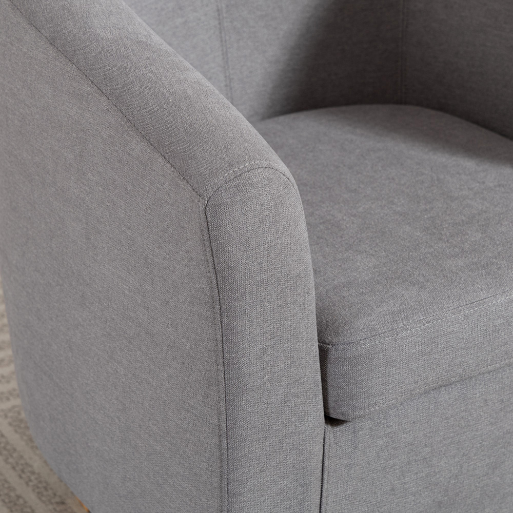 Artemis Home Millie Grey Fabric Accent Chair Image 2